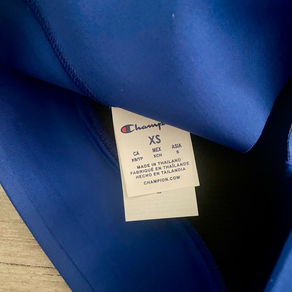 Sports Bra Champion XS Royal Blue Workout new - Picture 4 of 4